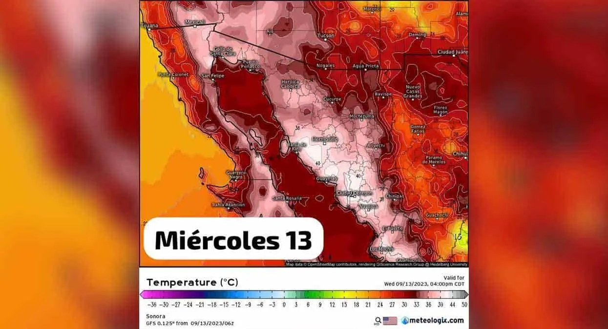 Clima en Sonora: se prevé un descenso ligero de temperaturas en todo el estado