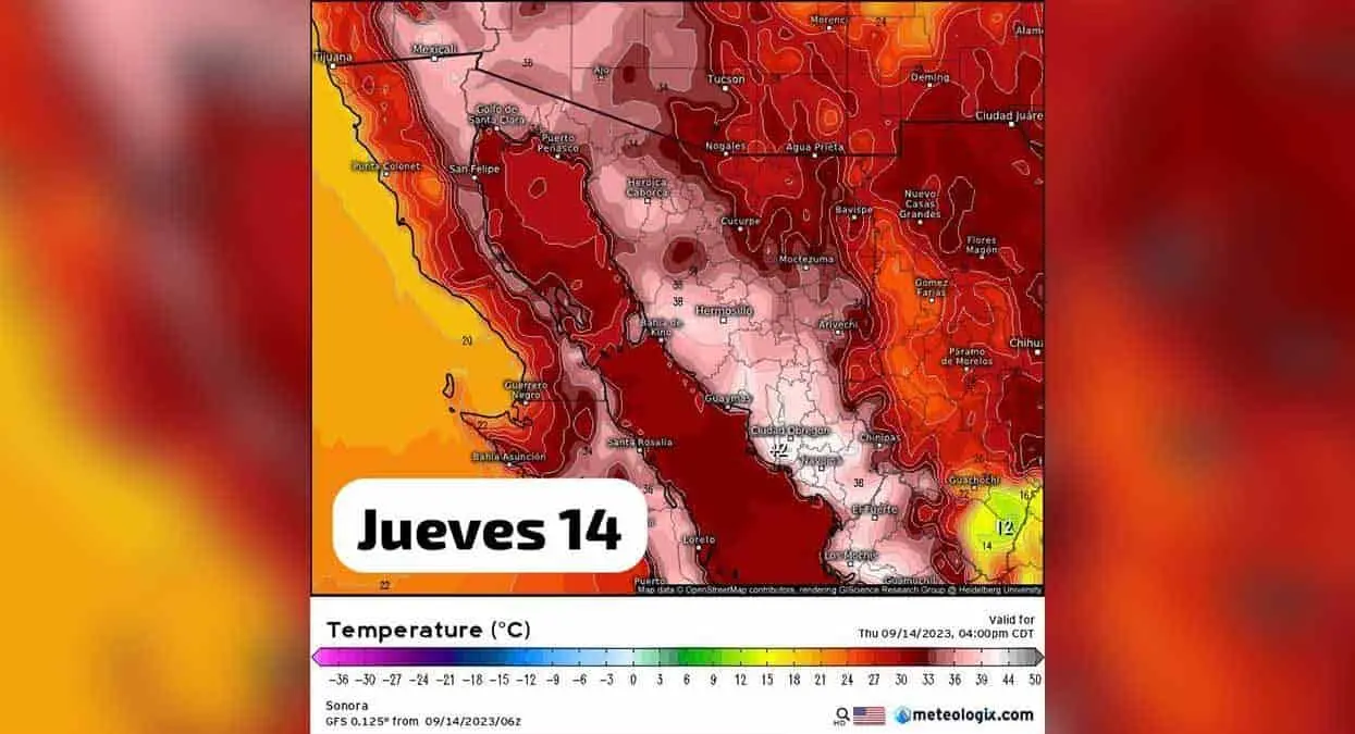 Clima Sonora: se prevé un cielo despejado en todo el estado