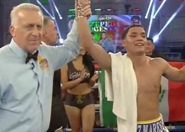 Gael Cabrera Urías El Terror gana combate de box en Estadios Unidos