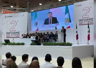 Javier Lamarque Cano rinde su Segundo Informe de Gobierno