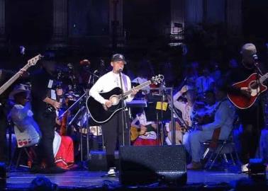 Yahritza y su Esencia sólo tocaron una canción en el Zócalo de la CDMX