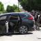 Por intentar huir de la Guardia Nacional conductor choca con tres carros estacionados en Cajeme