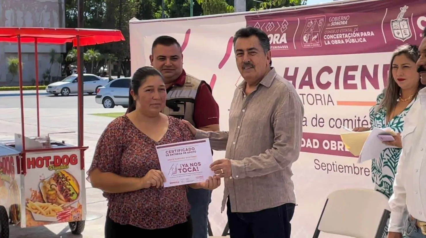 Familias de Cajeme reciben carritos de Hot Dogs para mejorar sus ingresos