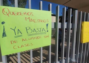 Toman Secundaria 29 en Navojoa por falta de maestros