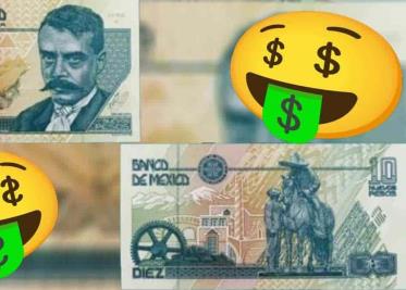 Pagan 850,000 por billete mexicano de 10 pesos Pagan 850,000 por billete mexicano de 10 pesos