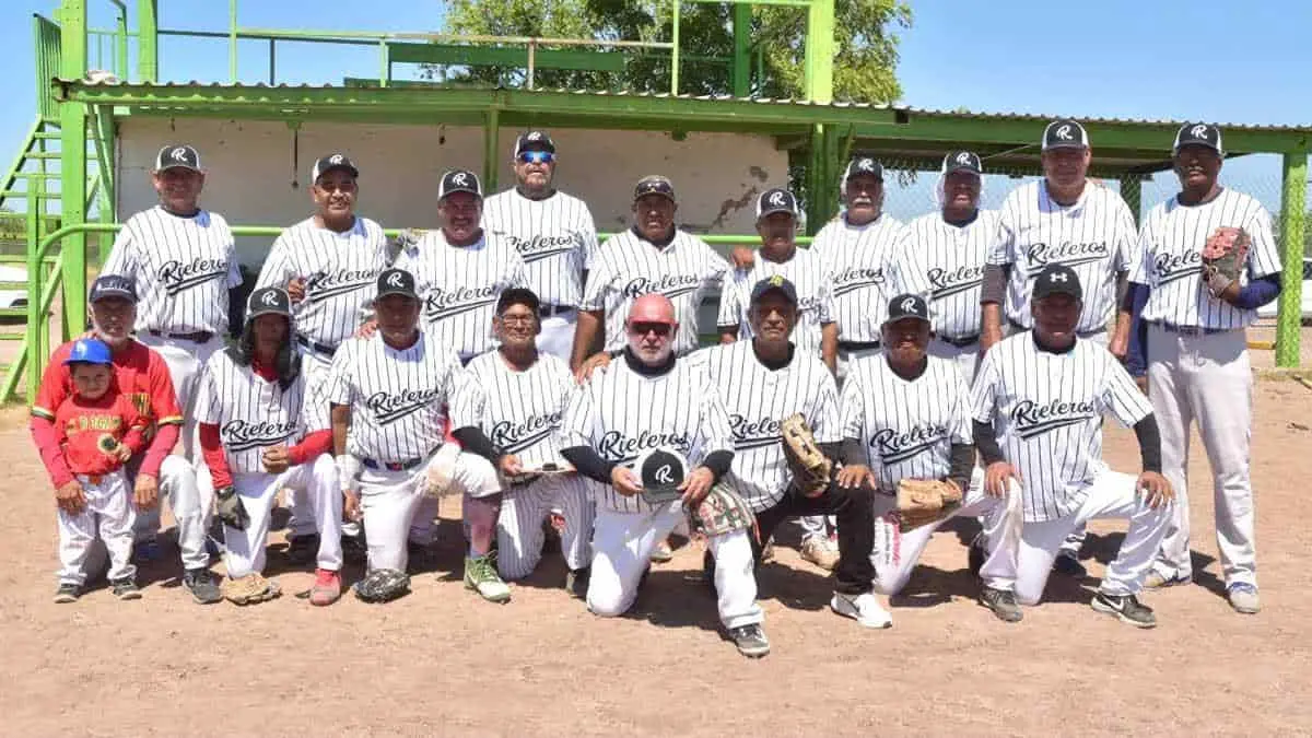 Rieleros, campeón del rol regular en la Liga de Beisbol Súper Máster