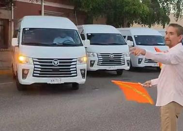 Llegan a Huatabampo Vans para mejorar el transporte público