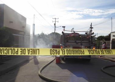 Cajeme: Cuantiosas pérdidas materiales deja incendio en la colonia Valle Verde