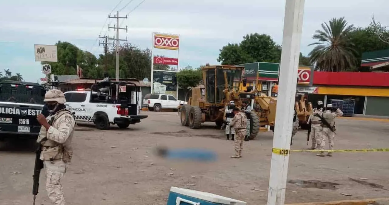 En Vícam ejecutan a hombre por fuera de una gasolinera