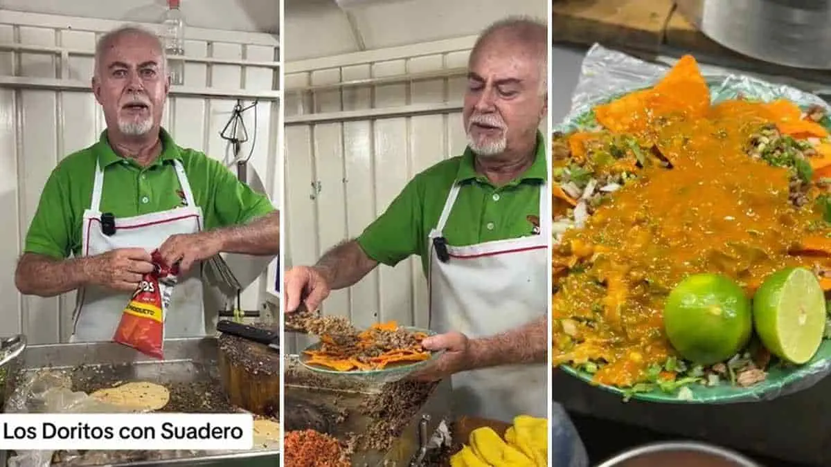 VIDEO | ¡Los odias o los amas! Crean los "suadoritos", tacos de suadero con Doritos