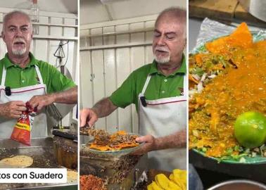 VIDEO | &iexcl;Los odias o los amas! Crean los "suadoritos", tacos de suadero con Doritos