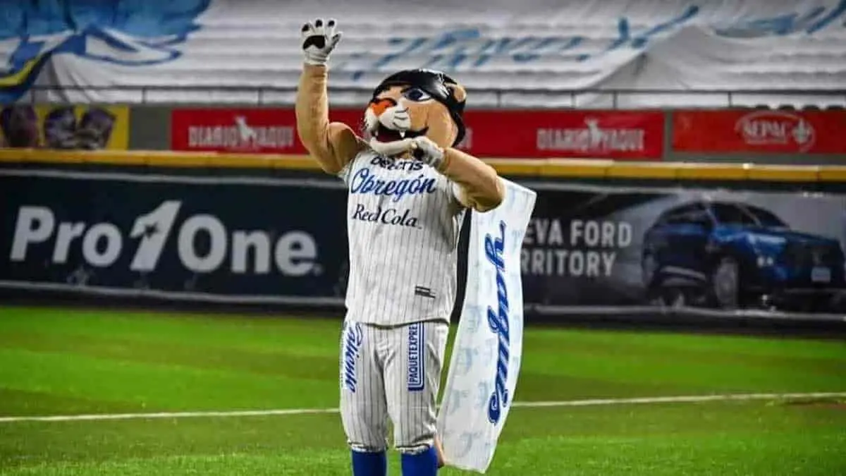 Yaquis de Obregón repiten a "Yaco el Puma" como mascota