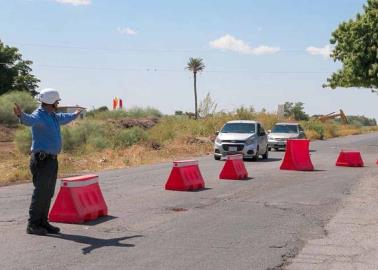 En Ciudad Obregón cierran la calle 300 frente a Las Fuentes