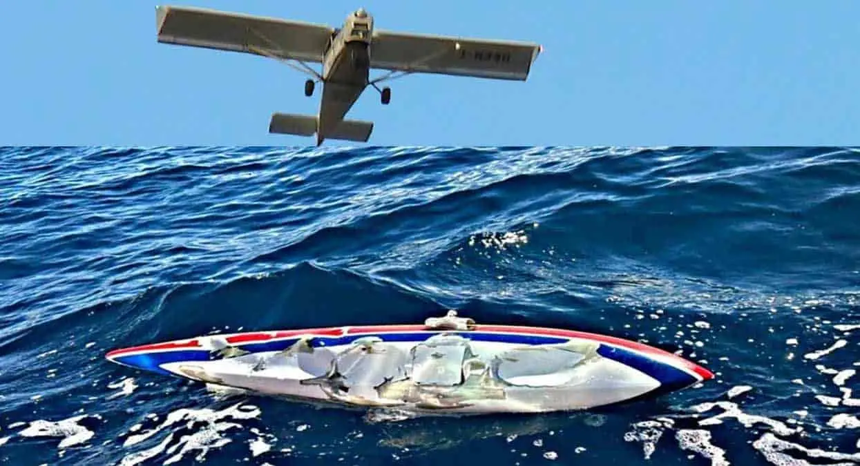 Encuentran presuntos restos de aeronave que salió de Guaymas rumbo al Mar de Cortés