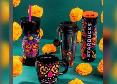 Starbucks lanza colección de vasos de Día de Muertos; estos son los costos