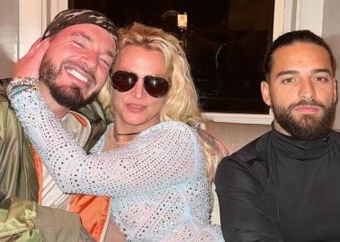 Britney Spears, J Balvin y Maluma sorprenden apareciendo juntos