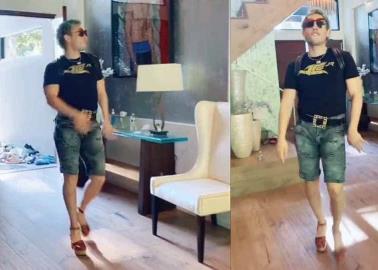 Julio César Chávez Jr. aclara el polémico video donde salió en tacones y con bolso en mano