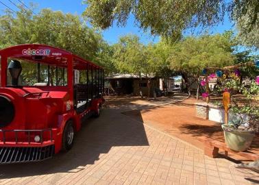 Llega a Cócorit el trenecito de Yaqui Tour