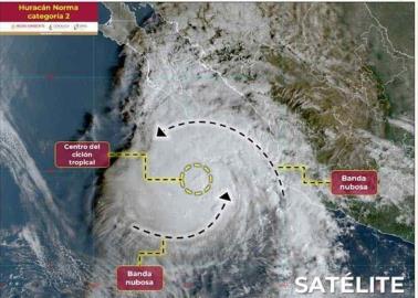 ¿Cuándo impactará el huracán Norma en Sinaloa?, ¿hay riesgos en Sonora?