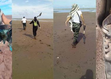 Guerreras Buscadoras hallan osamenta en Bahía de Lobos