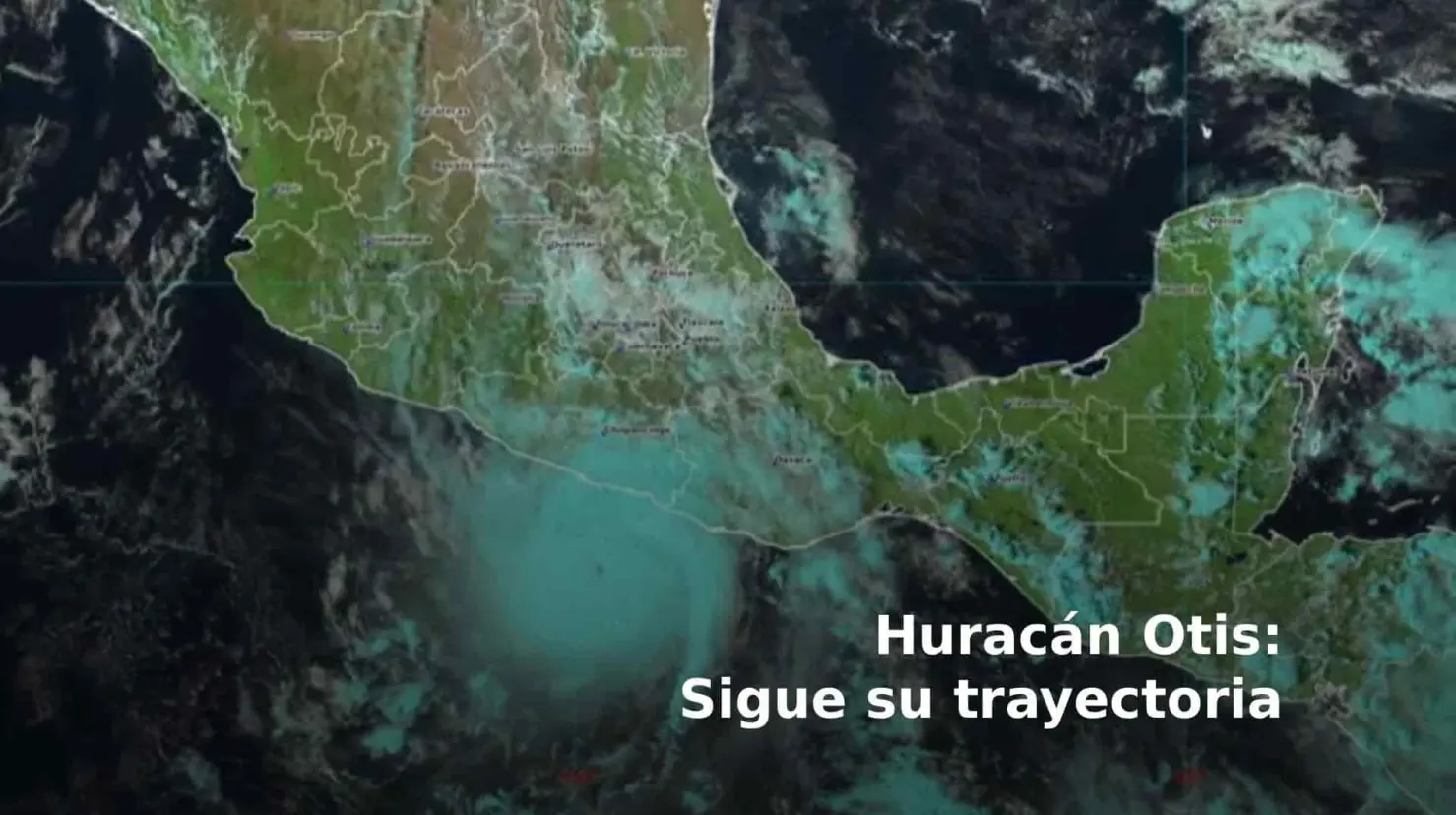 Huracán Otis se intensifica; podría impactar Guerrero como categoría 4