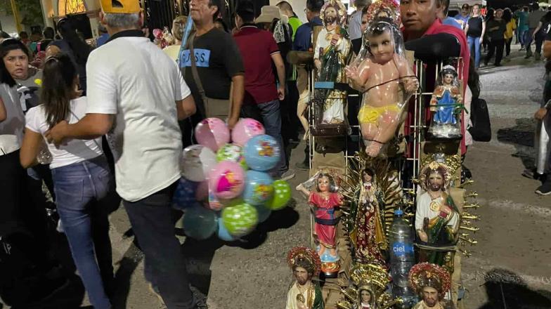 Devotos de San Judas Tadeo lo visitan en Cajeme