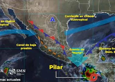Tormenta tropical Pilar y frente frío 8: ¿Qué estados afectarán este 1 de noviembre?