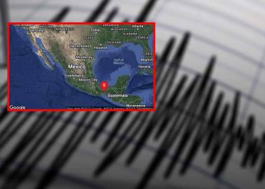 Se registra sismo de 5.9 al noreste de Oaxaca; se percibe en Chiapas, Puebla y Tabasco