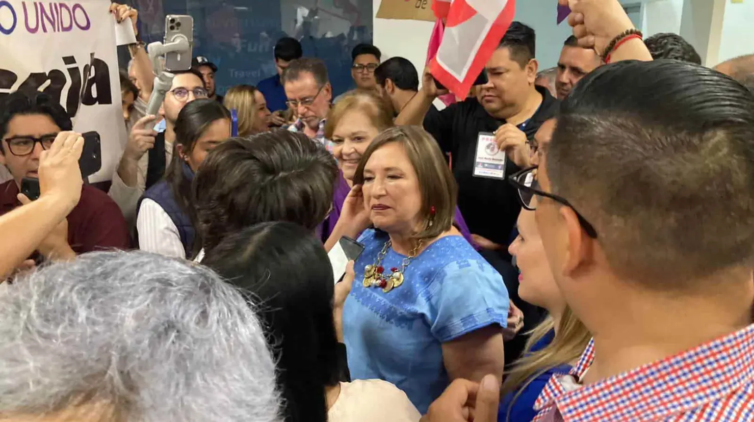 Xóchitl Gálvez llega a Hermosillo: Insostenible el tema de seguridad en el país