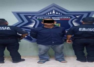 Autoridades capturan a violento sujeto en colonia Villas del Rey