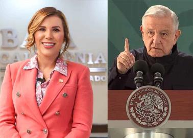 Tiene todo mi apoyo: AMLO expresa respaldo a  gobernadora de Baja California