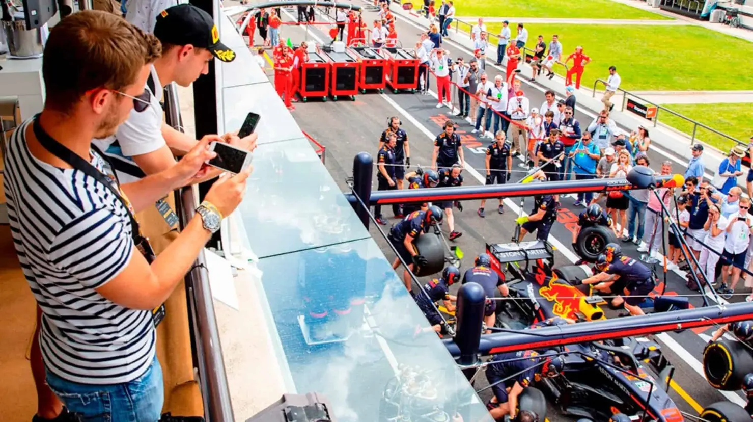 Palabra Paddock eliminada en el GP de Las Vegas Nevada