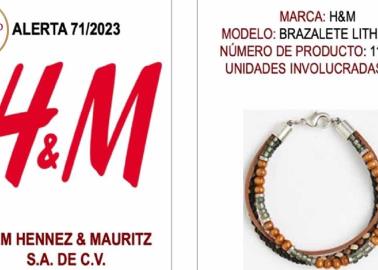 Profeco alerta por alto contenido de plomo en esta pulsera que vende famosa marca Profeco alerta por alto contenido de plomo en esta pulsera que vende famosa marca