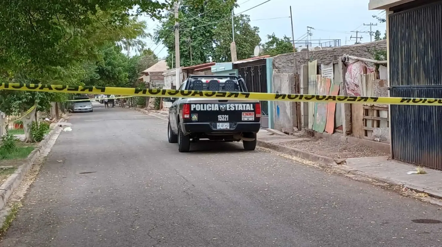 Resguardan vivienda en la colonia México en Cajeme