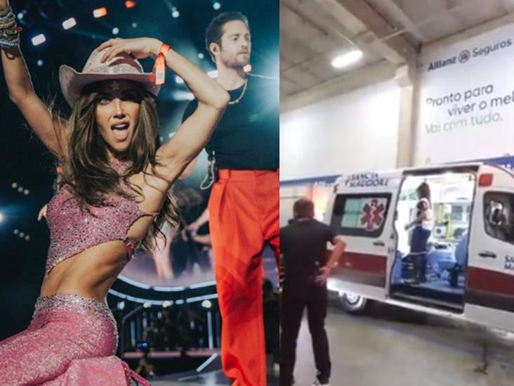 Anahí sale en camilla de concierto en Brasil por este motivo Anahí sale en camilla de concierto en Brasil por este motivo