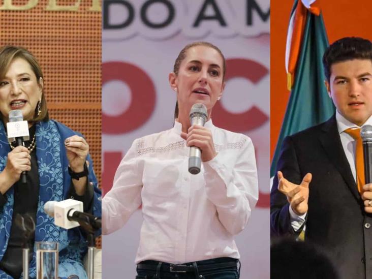 Así comienzan sus precampañas Claudia Sheinbaum, Xóchitl Gálvez y Samuel García Así comienzan sus precampañas Claudia Sheinbaum, Xóchitl Gálvez y Samuel García