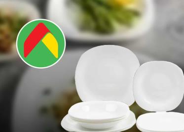Aurrerá remata a super precio esta elegante vajilla blanca, resistente a altas temperaturas Aurrerá remata a super precio esta elegante vajilla blanca, resistente a altas temperaturas