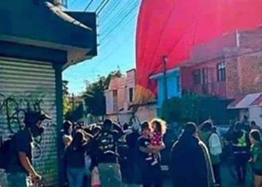 Globo aerostático realiza aterrizaje de emergencia en vialidad de Guanajuato