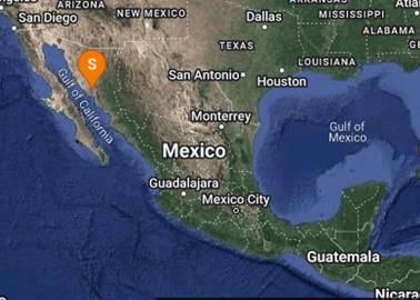 Se registra sismo en Empalme y Guaymas