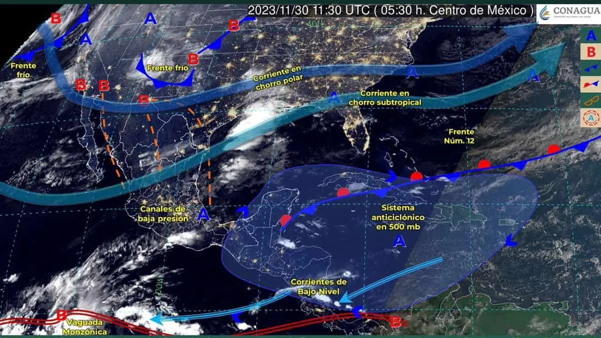 Clima en Sonora: llegan dos nuevos frentes fríos acompañados de nieve o aguanieve a la entidad