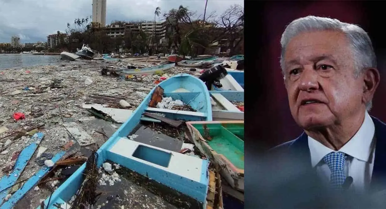 Se piensa que la mayoría de desaparecidos por huracán Otis estén en el mar: AMLO