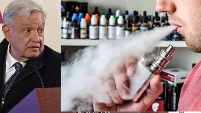 AMLO anuncia iniciativa para prohibir los vapeadores antes que termine el año AMLO anuncia iniciativa para prohibir los vapeadores antes que termine el año