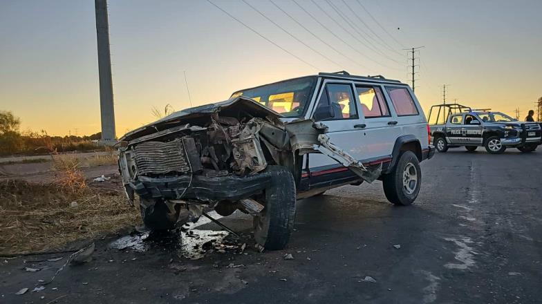 Siete lesionados en accidente en Cajeme