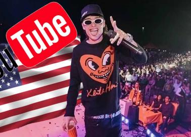 Peso Pluma consigue el mayor número de vistas de YouTube en Estados Unidos