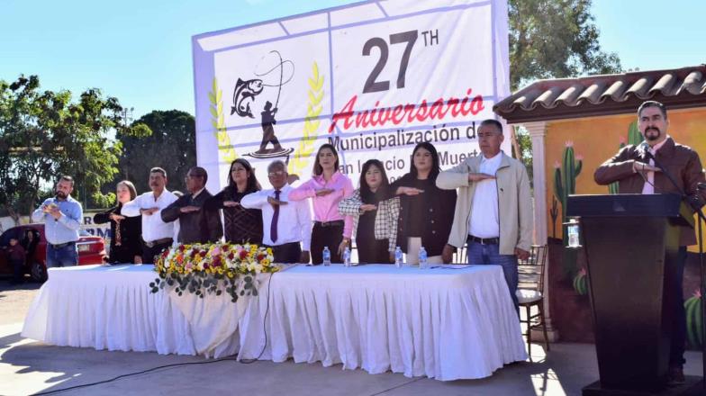 Celebran el 27 aniversario de la municipalización de San Ignacio Río Muerto