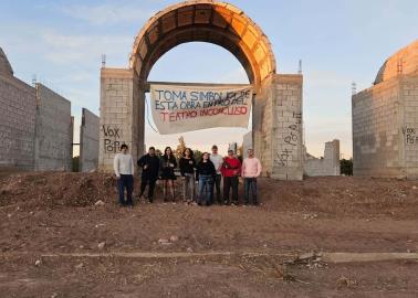 Termina limpieza del teatro inconcluso en Huatabampo