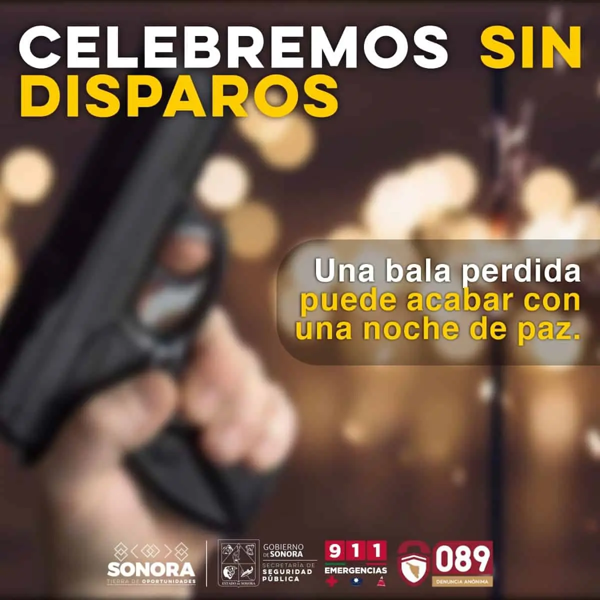 Disparos al aire en Año Nuevo, un peligro latente; experto explica los motivos