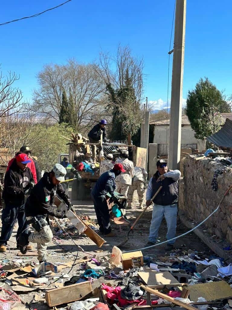 Explosión de vivienda en Cananea causa un herido de gravedad y 14 con lesiones menores