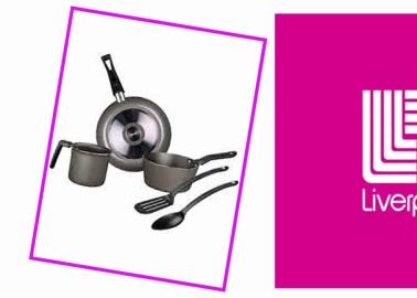 Liverpool tiene esta batería de cocina con aluminio antiadherente a precio irresistible