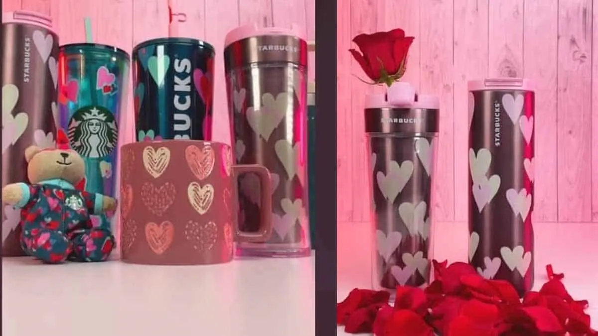 VIDEO | Starbucks saca romántica colección para el 14 de febrero; ¿cuándo estará disponible?